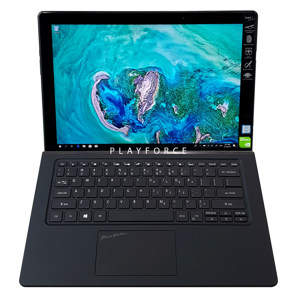 Switch 7 Black Edition (i7-8550U, MX150, 512GB SSD, 13-inch)