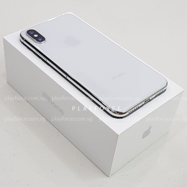 iPhone X (256GB, Silver)